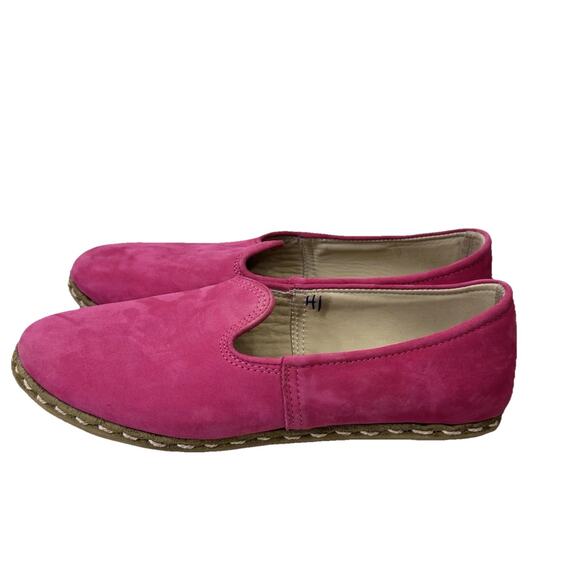 Rare Sabah Hot Pink Suede Loafers Size 40 (US 8.5/9) Excellent Condition Worn 2X - Picture 2 of 7